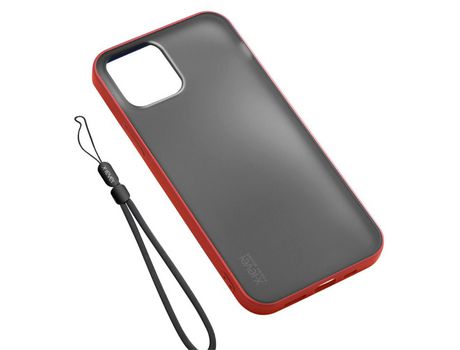 Funda TPU X-LEVEL superfície mate rojo híbrido por iPhone 13 Pro Max 6.7