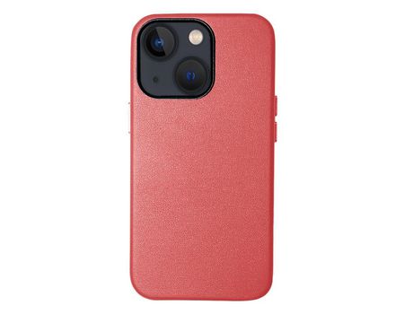 Funda TPU + PU rojo a prueba de choques por iPhone 13 mini 5.4