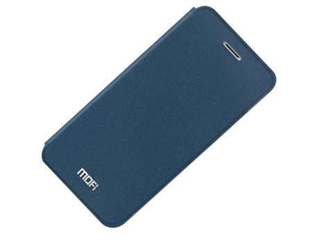 Funda de PU + silicona azul por iPhone XS Max 6.5