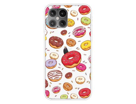 Carcasa TPU impresión patrón flexible rosquinhas por Apple iPhone 12 5.4