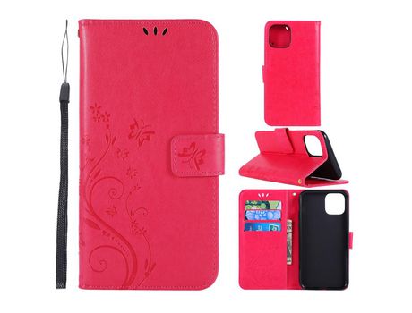 Carcasa PU polilla rojo por Apple iPhone XR 6.1 pouces (2019)