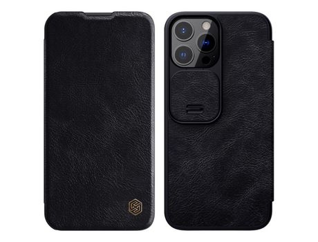 Funda TPU + PU NILLKIN con porta-tarjetas negro por iPhone 13 Pro Max 6.7