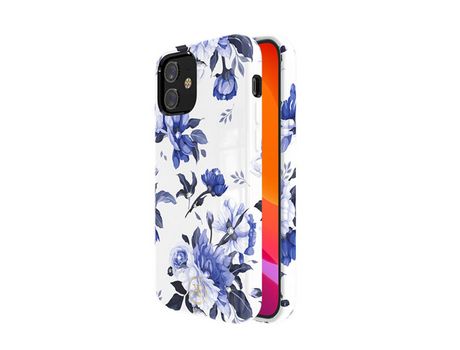 Carcasa TPU impresión patrón Flor roxa por Apple iPhone 12 5.4
