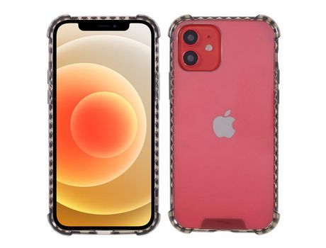 Carcasa TPU + acrílico claro como cristal negro por Apple iPhone 12/12 Pro