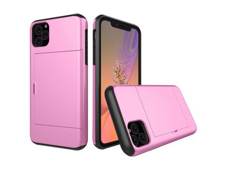 Carcasa TPU híbrido con slot por tarjeta rosa por Apple iPhone XR 6.1 pouces (2019)