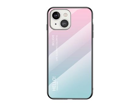 Funda TPU cor gradiente azul rosa gradiente por iPhone 13 mini 5.4