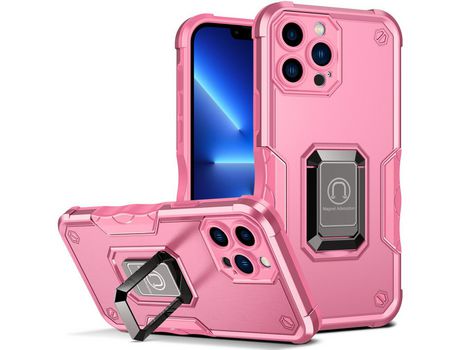 Funda TPU a prueba de choques con muleta rosa por iPhone 13 Pro Max 6.7