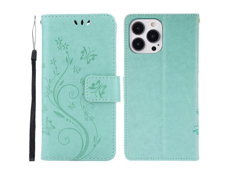 Funda PU + TPU con fundo azul claro por iPhone 13 Pro Max 6.7