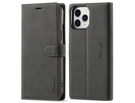 Funda PU + TPU con suporte negro por iPhone 13 Pro Max 6.7