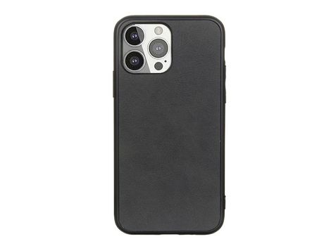 Funda TPU + PU negro por iPhone 13 Pro 6.1