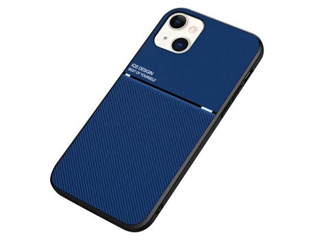 Funda TPU + PU recorte preciso azul por iPhone 13 mini 5.4