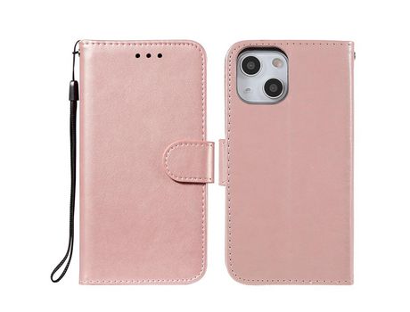 Funda PU magnético ouro rosa por iPhone 13 mini 5.4