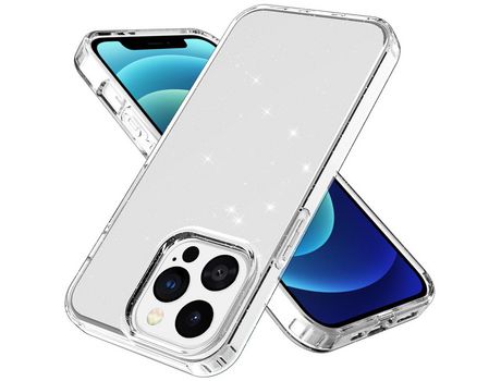 Funda TPU lantejoulas cristalinas por iPhone 13 Pro 6.1