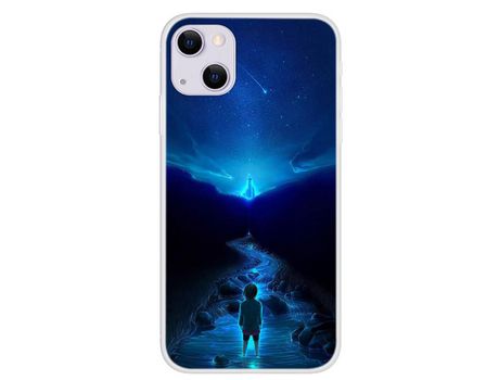Funda TPU espaço cósmico anti-queda meteoro por iPhone 13 mini 5.4