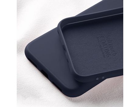 Carcasa silicona líquido anti-queda fino y macio azul oscuro por Apple iPhone 7/8