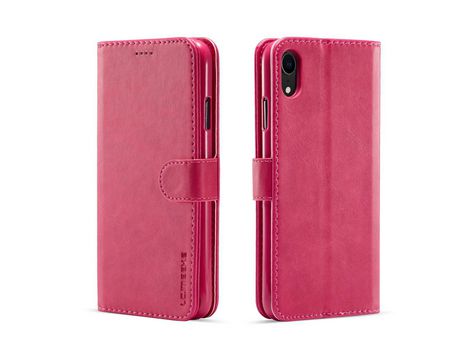 Carcasa PU rosa por Apple iPhone XR 6.1