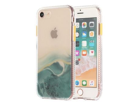 Carcasa TPU patrón de mármol elegante estilo D por Apple iPhone SE (2nd Gen)/7/8 4.7