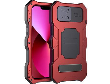 Funda TPU híbrido rojo por iPhone 13 6.1