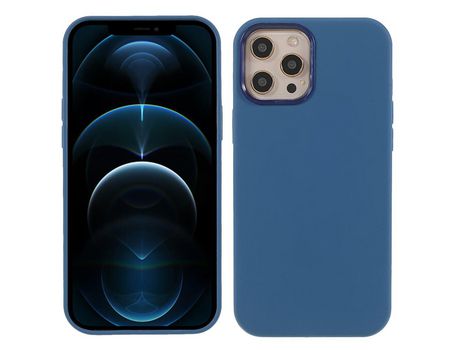 Funda silicone sólido azul escuro por iPhone 12 Pro Max 6.7