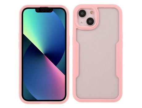 Funda TPU + acrílico 2 en 1 desmontable rosa por iPhone 13 mini 5.4