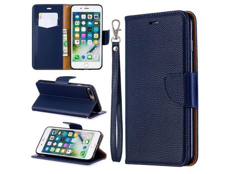 Carcasa PU azul por Apple iPhone 7 Plus/8 Plus