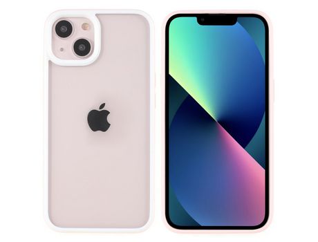 Funda TPU + acrílico rosa claro por iPhone 13 mini 5.4