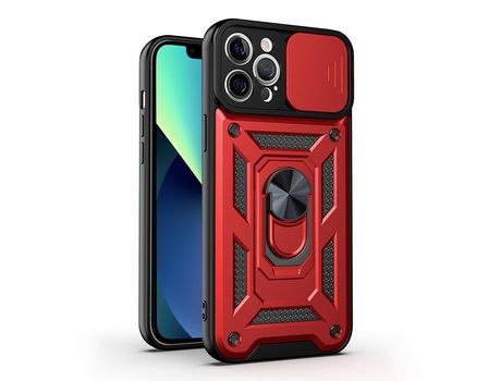 Funda TPU antiqueda con suporte rojo por iPhone 13 Pro 6.1