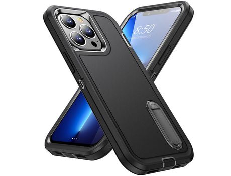 Funda TPU con muleta negro negro por iPhone 13 Pro 6.1