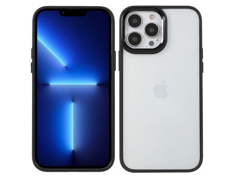 Funda TPU + acrílico con proteccion da lente da câmera negro por iPhone 13 Pro Max 6.7