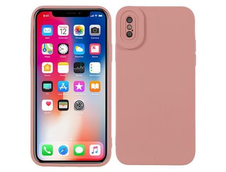 Funda TPU Anti-lágrimas rosa por iPhone X/XS 5.8