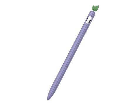 Carcasa silicona estilo vegetais toque caneta stylus roxo por Apple Pencil