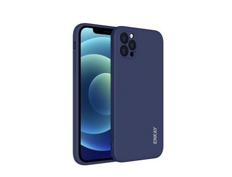 Carcasa silicona líquido simples de retenção precisa azul por Apple iPhone 12 Pro