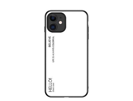 Carcasa TPU gradiente de color híbrido branco por Apple iPhone 12 5.4