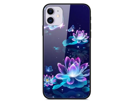 Carcasa TPU combinación de impresión de normas Flor de Lotus por Apple iPhone 12 Pro/12
