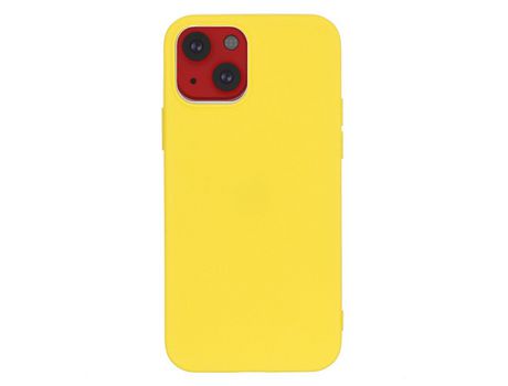 Funda TPU amarillo fosco fino por iPhone 13 mini 5.4