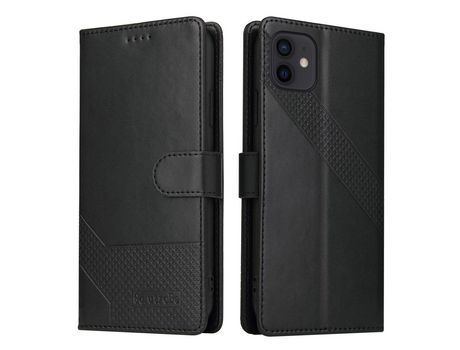 Funda PU + TPU GQ.UTROBE negro por iPhone 12 Pro/iPhone 12 6.1