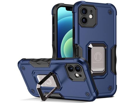 Funda TPU con muleta azul por iPhone 12 6.1