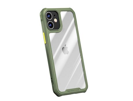Carcasa TPU resistente ao choque claro verde por Apple iPhone 12 Max/iPhone 12 Pro 6.1