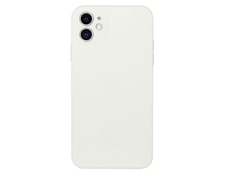 Funda TPU anti-queda borda reta branca por iPhone 12 mini 5.4