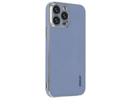 Funda TPU ENKAY galvanoplastia corte preciso azul por iPhone 13 Pro 6.1