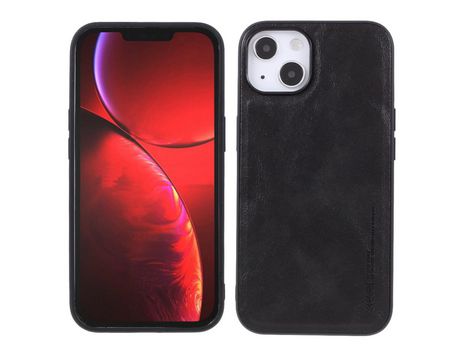 Funda TPU + PU X-LEVEL vintage negro a prueba de choques por iPhone 13 6.1
