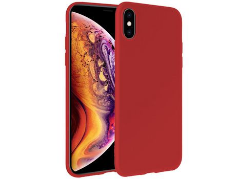 Carcasa silicona anti-queda rojo por Apple iPhone XS