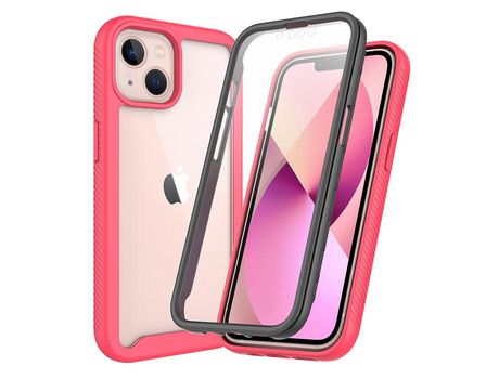 Funda TPU híbrido rosa por iPhone 13 mini 5.4