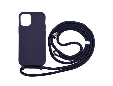 Carcasa TPU macio con talabarte multifuncional azul claro por Apple iPhone 12/12 Pro
