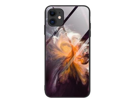Carcasa TPU combinación de textura de mármol estilo A por Apple iPhone 12 5.4