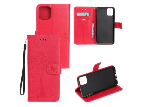 Carcasa PU coloruja de árbol rosa por Apple iPhone XR 6.1 pouces (2019)