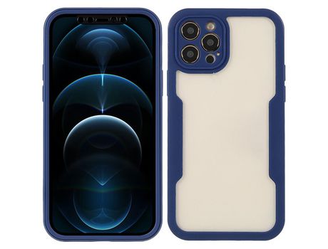 Funda TPU + acrílico 2 en 1 desmontable azul marinho por iPhone 12 Pro Max 6.7