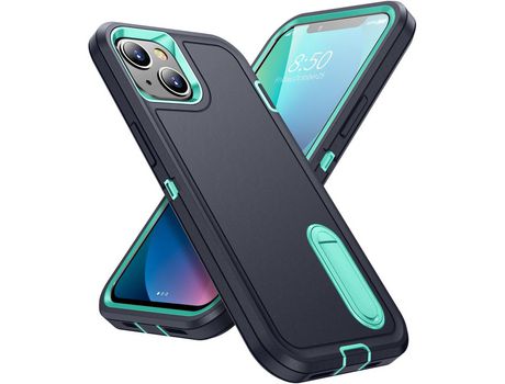 Funda TPU con muleta Azul escuro/ciano por iPhone 13 6.1