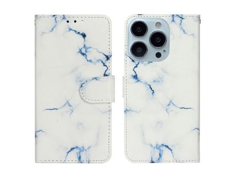 Funda PU + TPU con fundo branco por iPhone 13 Pro 6.1