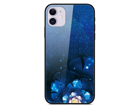 Carcasa TPU combinación de impresión de normas flores azuis por Apple iPhone 12 Pro/12